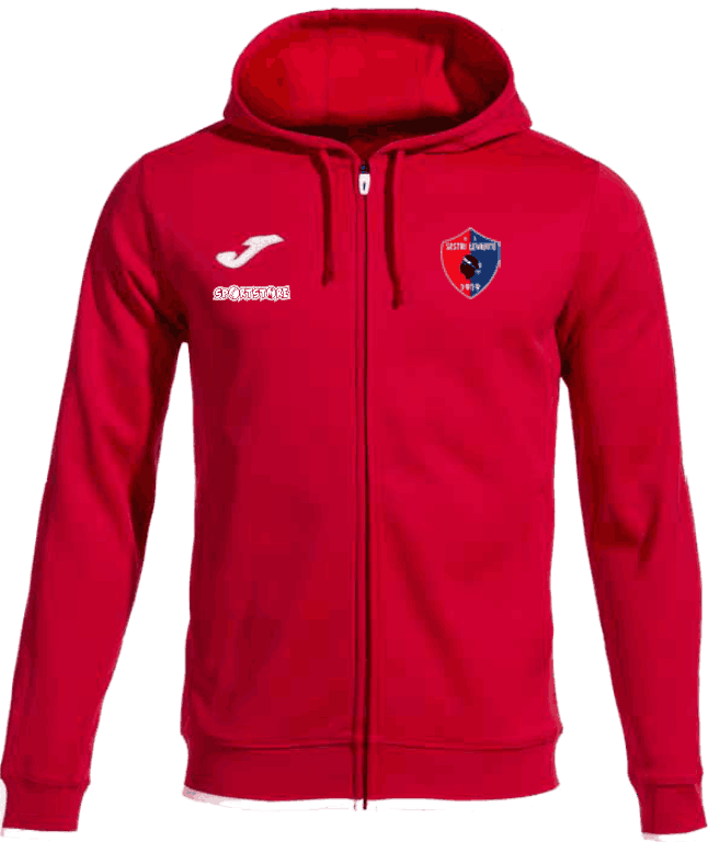 Felpa con Cappuccio e Zip OLIMPIADA