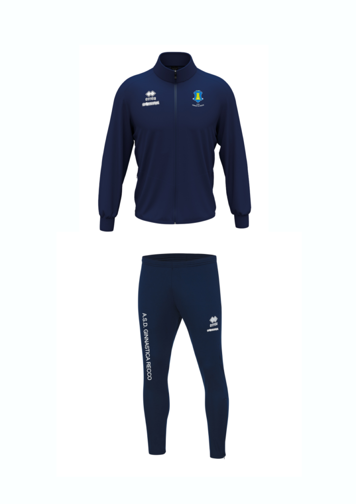 Tuta rappresentanza kurt+flann navy ASD Ginnastica Recco