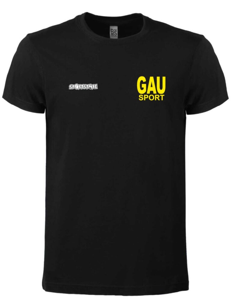 T-shirt bs010 cotone NERO GAUSPORT