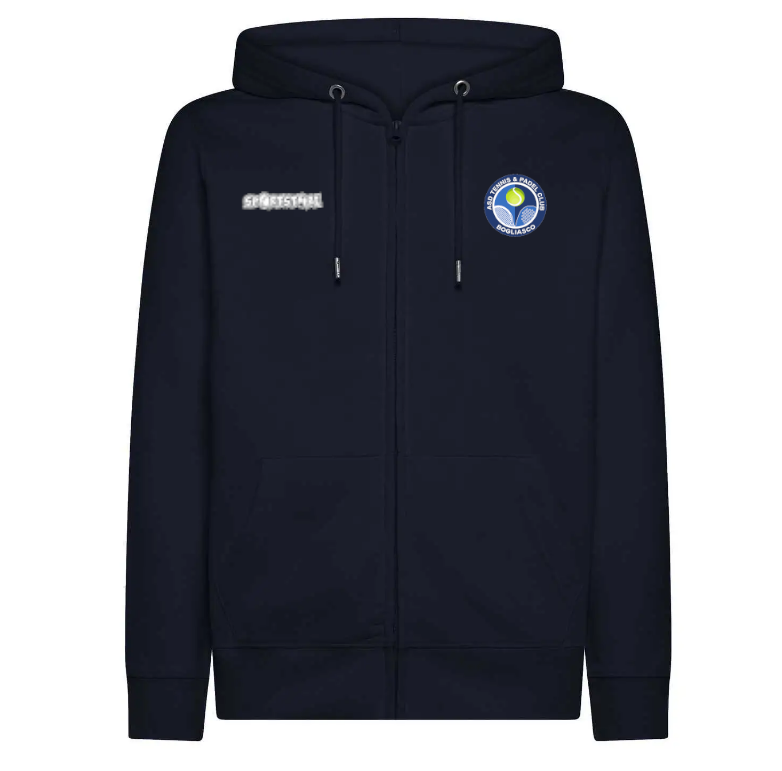 Felpa bs 333 NAVY con zip T.c.Bogliasco