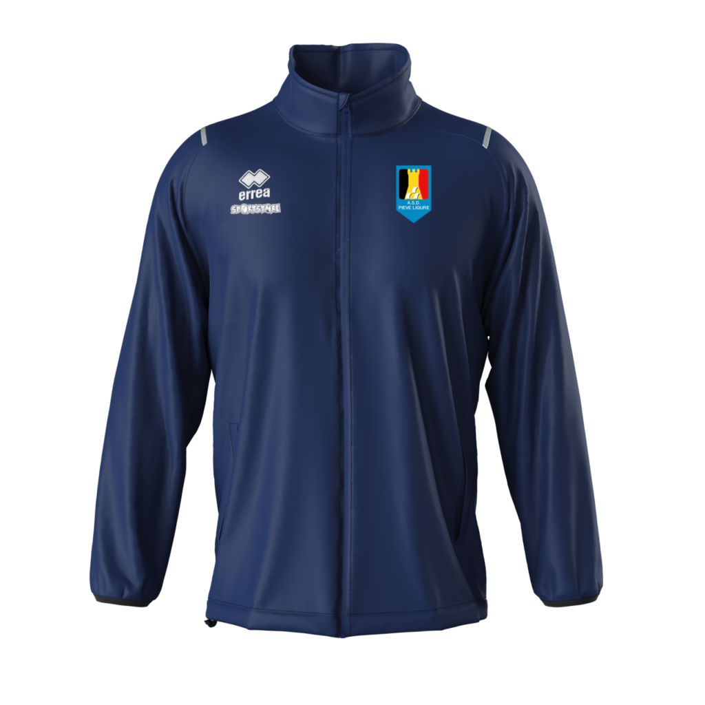 Kway allenamento zip navy PIEVE