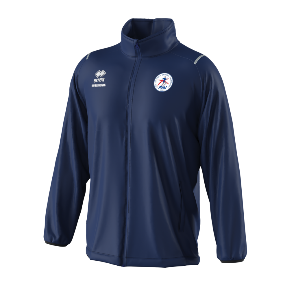 Kway pressing navy ASD ATLETICA GENOVA VALBISAGNO