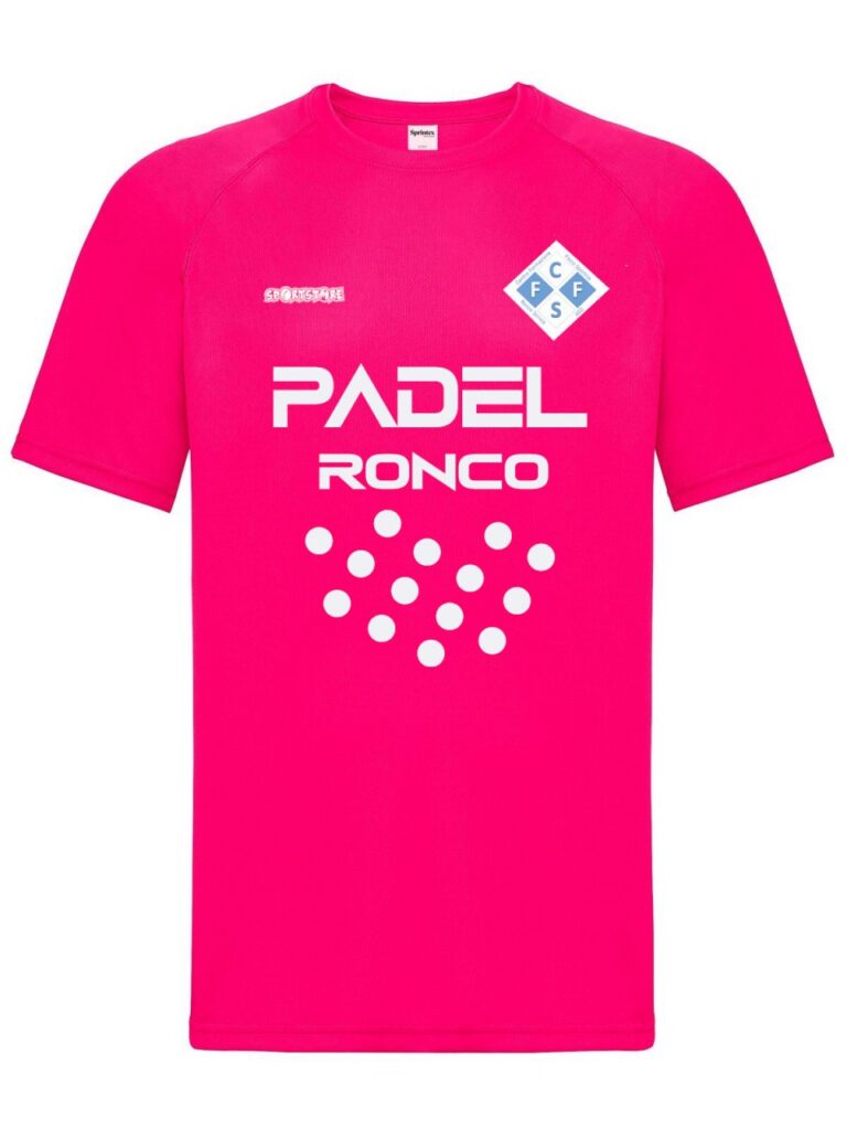T-shirt tecnica fucsia Padel Ronco