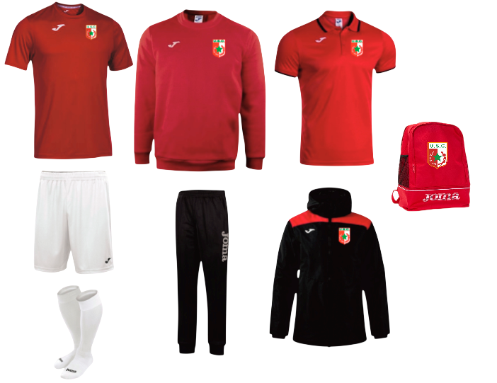 KIT CON Zaino U.S Calvarese Riservato ANNATE 2018/19/20