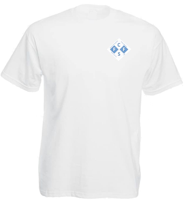 T-shirt cotone bianca C.F.F.S
