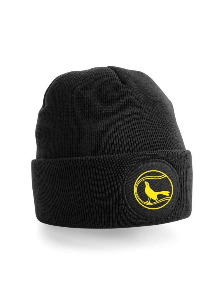 Cappellino nero lana BB Tennis