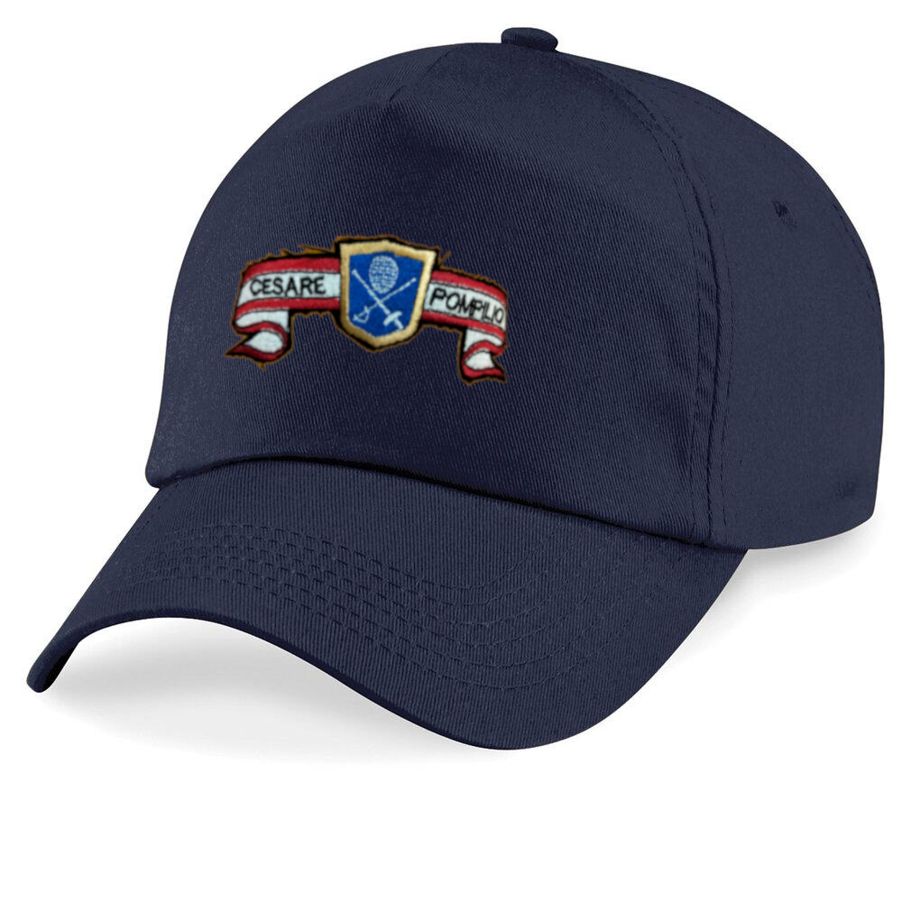 cappellino visiera navy Pompilio