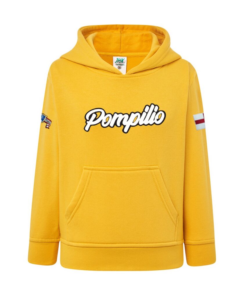 Felpa gold cappuccio jhk Pompilio
