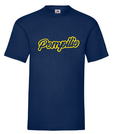 T-shirt cotone blu Pompilio navy