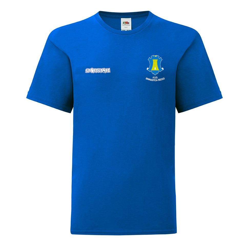 T-shirt cotone royal Ginnastica Recco