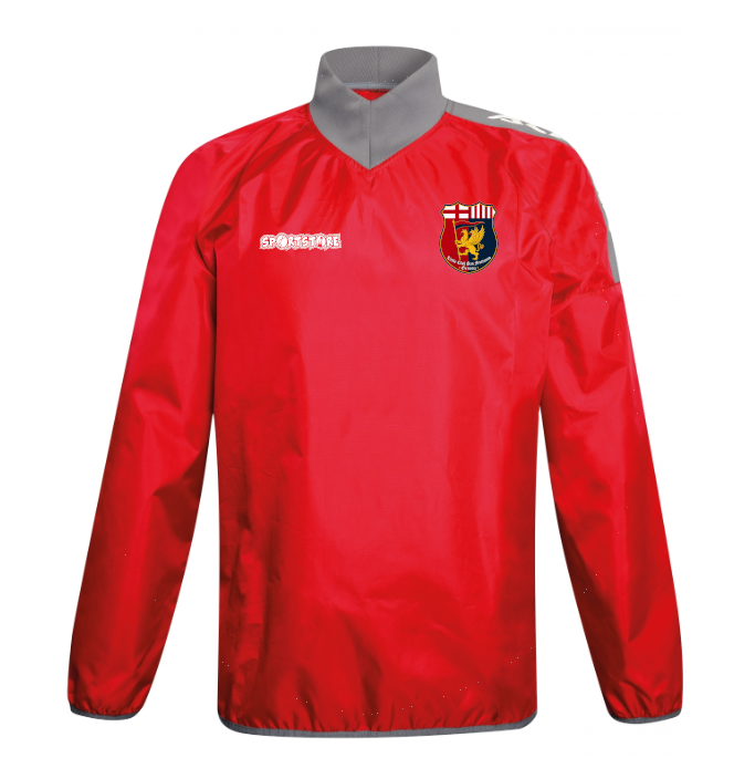 Kway allenamento rosso LITTLE CLUB SAN FRUTTUOSO