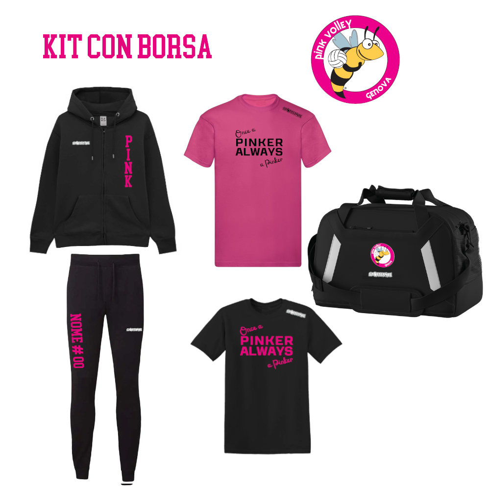 Kit Borsa Pink Volley