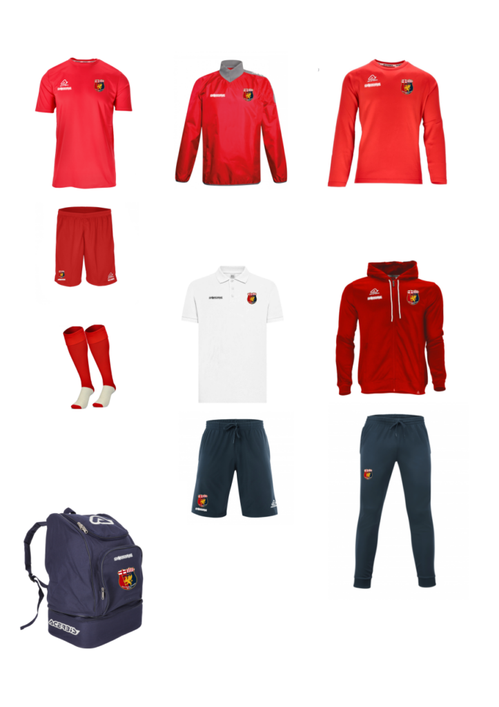 kit completo con zaino LITTLE CLUB SAN FRUTTUOSO