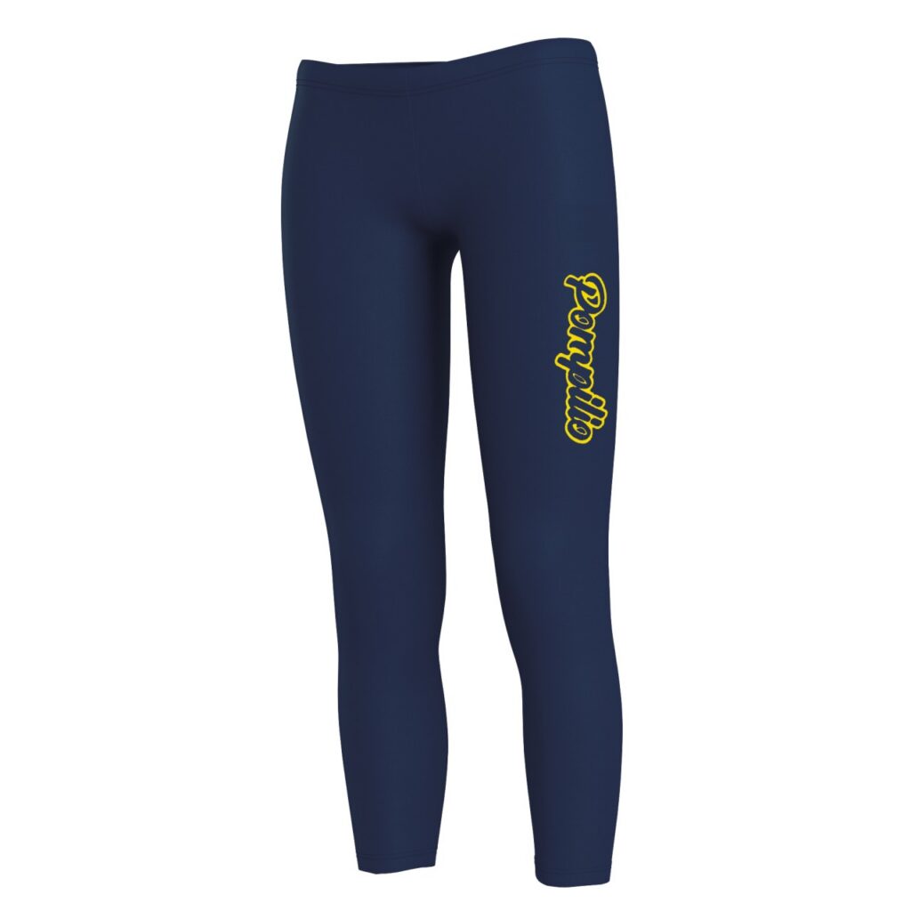 Leggins blu Pompilio navy