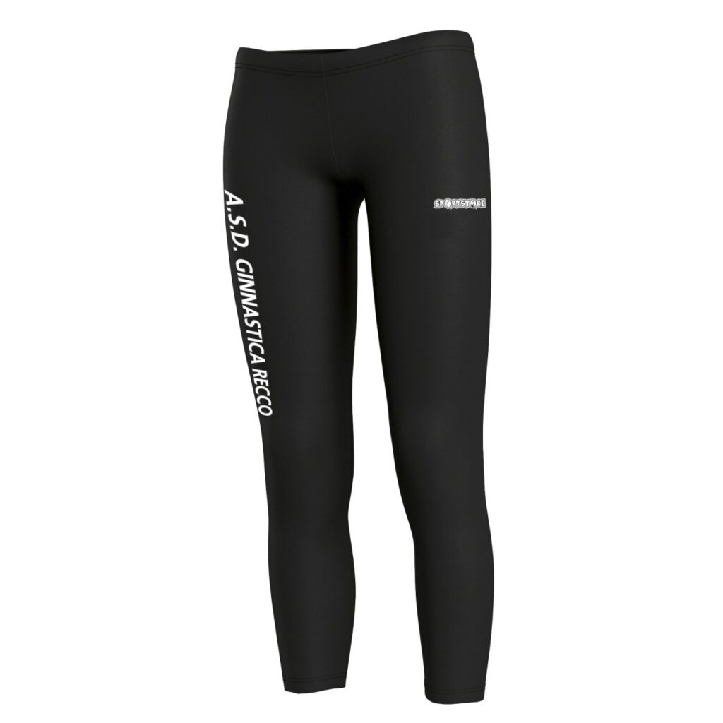 Leggins nero Ginnastica Recco