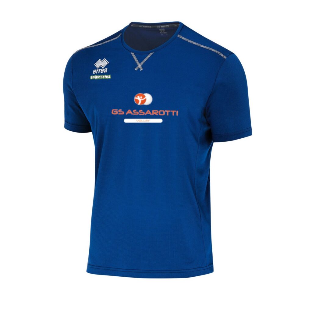 Maglia allenamento mc volley royal g.s. Assarotti