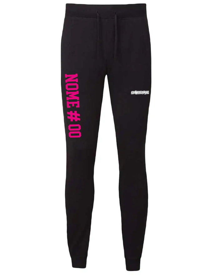 Pantalone bs nero pink volley