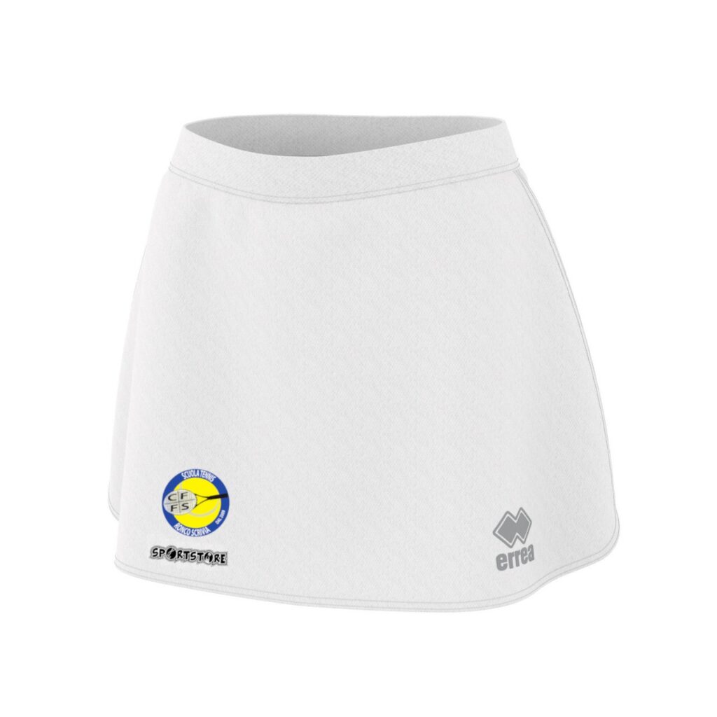 Gonnellino ros 3.0 bianco Tennis Ronco