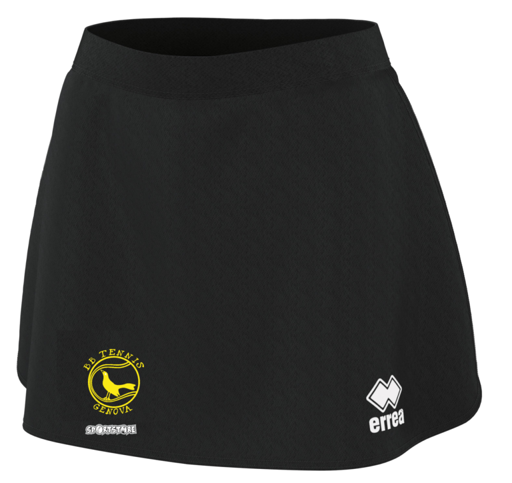 Gonnellino ros 3.0 nero BB Tennis