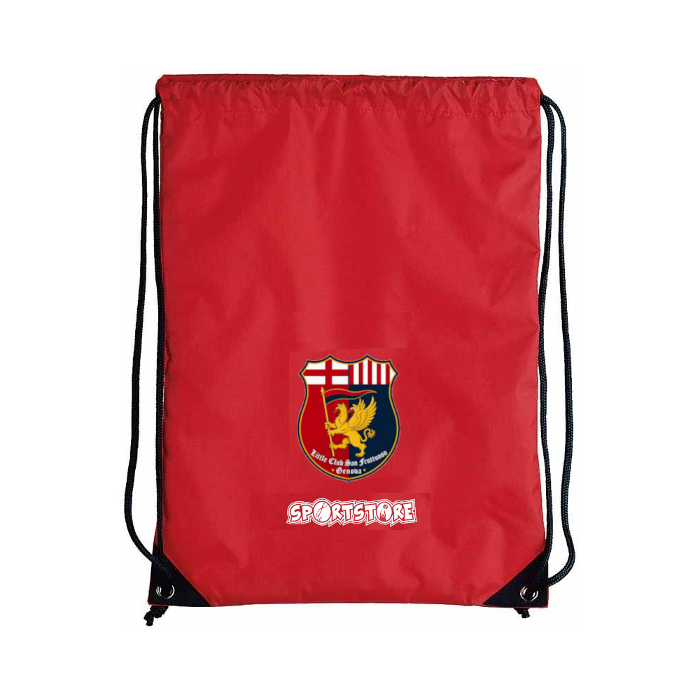 Sacca nylon rossa LITTLE CLUB SAN FRUTTUOSO