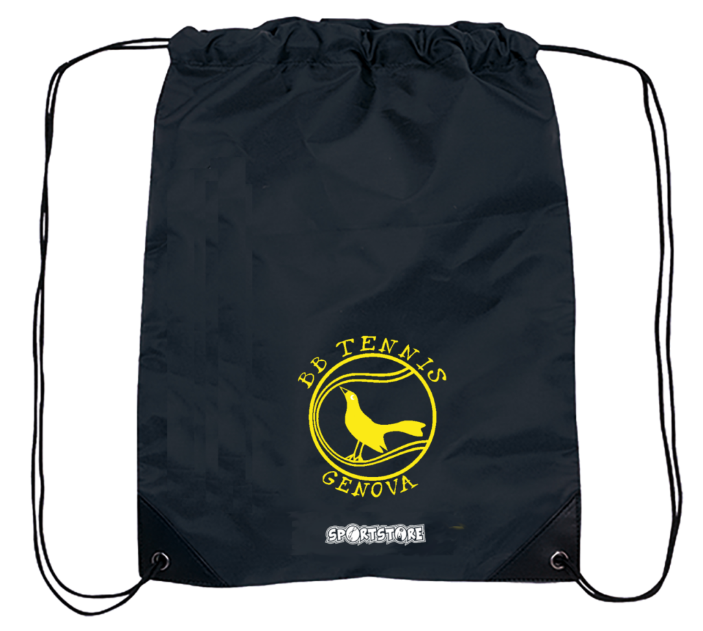 Sacca nylon nera BB Tennis