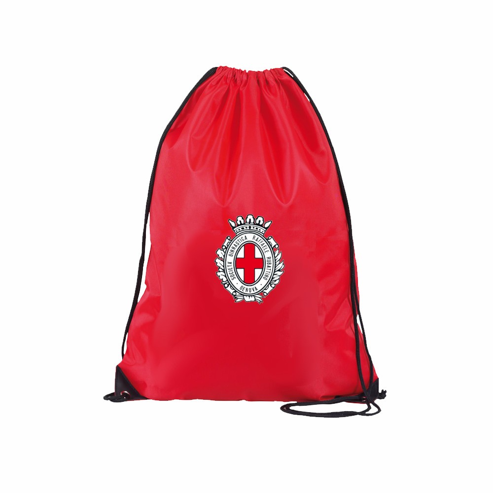 Sacca nylon rossa rubattino