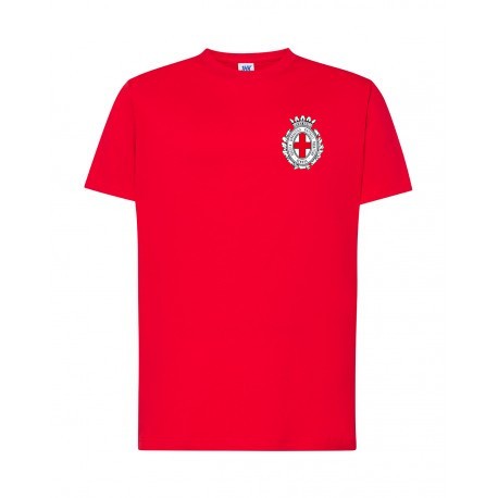 T-shirt cotone rossa Rubattino