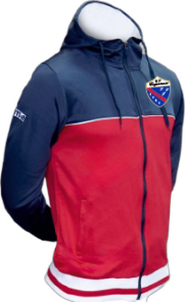 Felpa Young Navy/Rossa